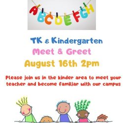 TK and Kindergarten Meet and Greet